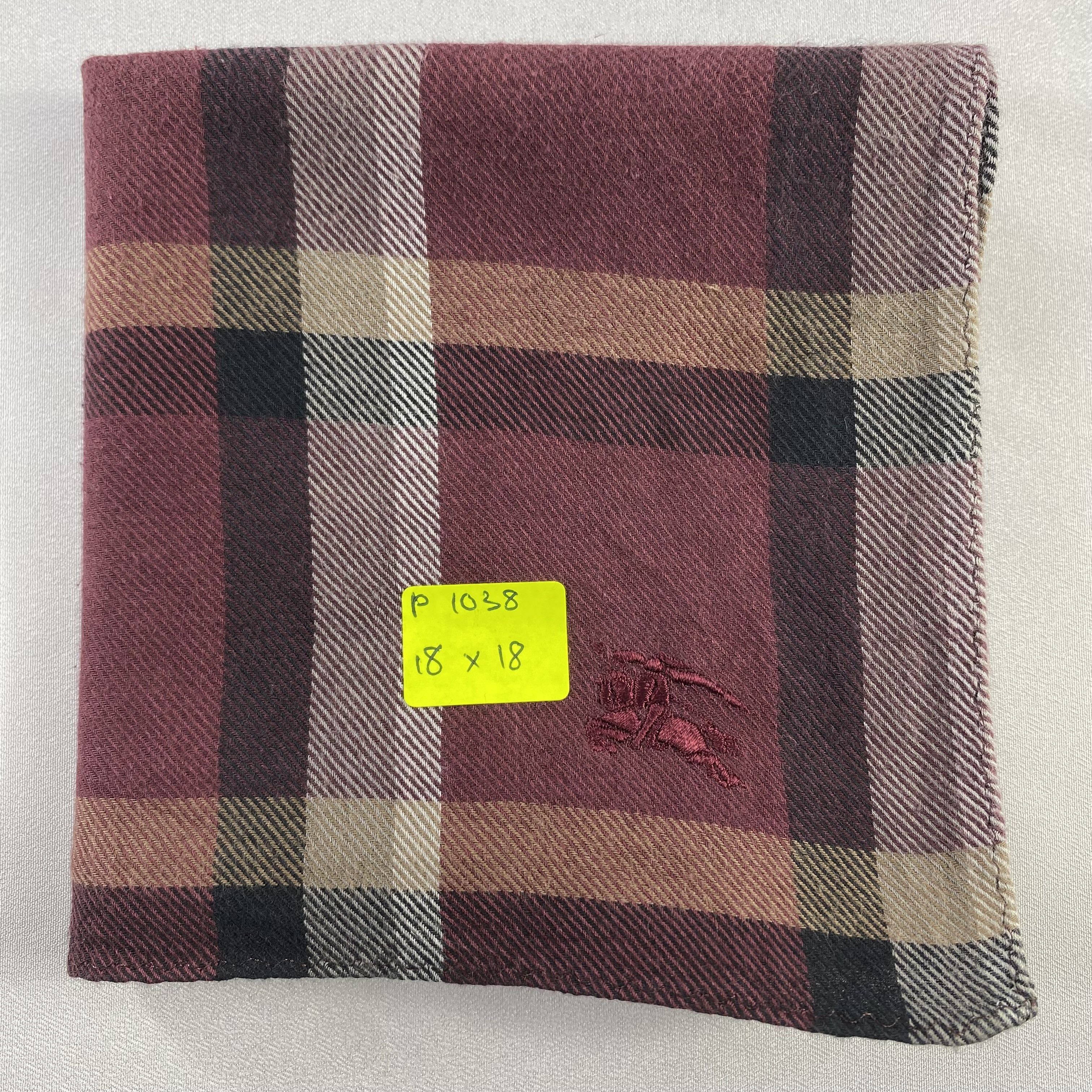 Burberry × Vintage Burberry Handkerchief / Neckerchief / Bandana-P1038 Size ONE SIZE - 5 Thumbnail