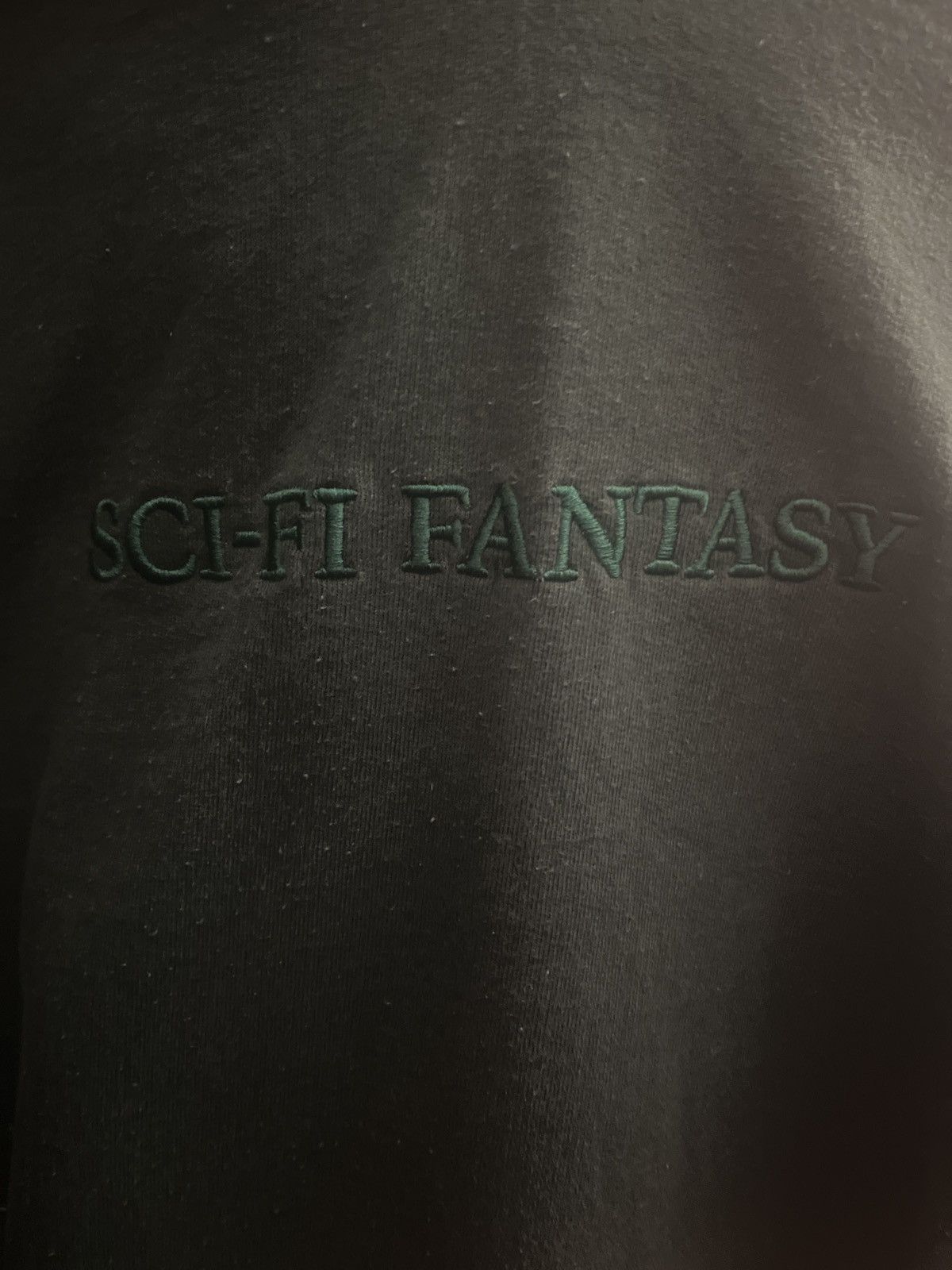 Sci-Fi Fantasy SCI-FI FANTASY MONOCHROME EMBROIDERED PULLOVER HOODIE GREEN Size US L / EU 52-54 / 3 - 5 Thumbnail