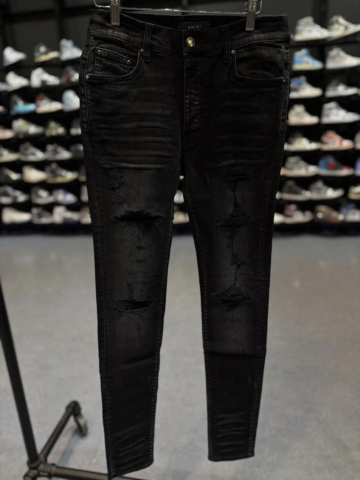 Amiri Size 31 - Amiri Thrasher Black Jeans 100% Authentic NEW Size US 31 - 1 Thumbnail