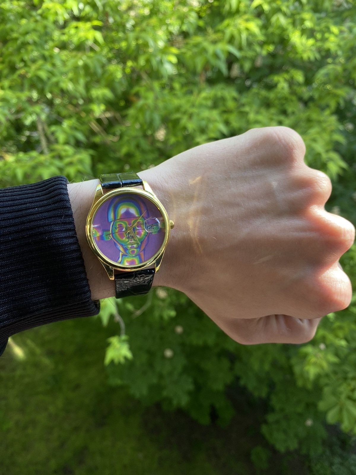 Japanese Brand × Jewelry × Vintage Stylish Art Watch with Unique Face Design Size ONE SIZE - 2 Thumbnail