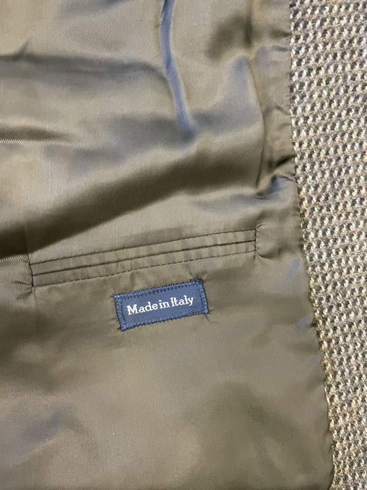 Polo Ralph Lauren × Vintage Vintage Tweed Jacket Size 46R - 7 Thumbnail