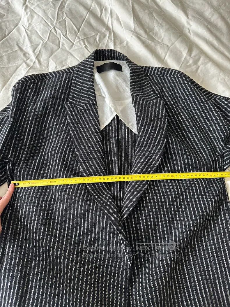 Haider Ackermann Haider Ackermann Striped Wool Coat Size XXS / US 00 / IT 34 - 8 Thumbnail