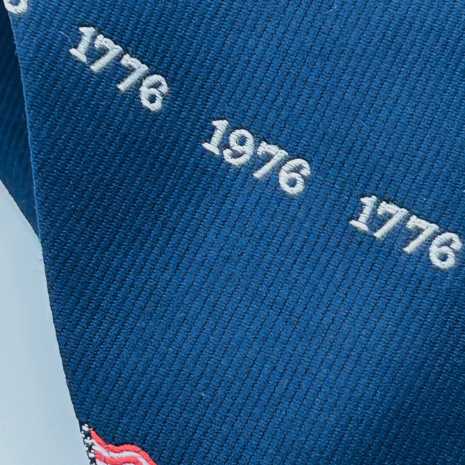 Vintage Vintage 70s Navy Blue Bicentennial 1776 1976 Necktie Size ONE SIZE - 5 Thumbnail