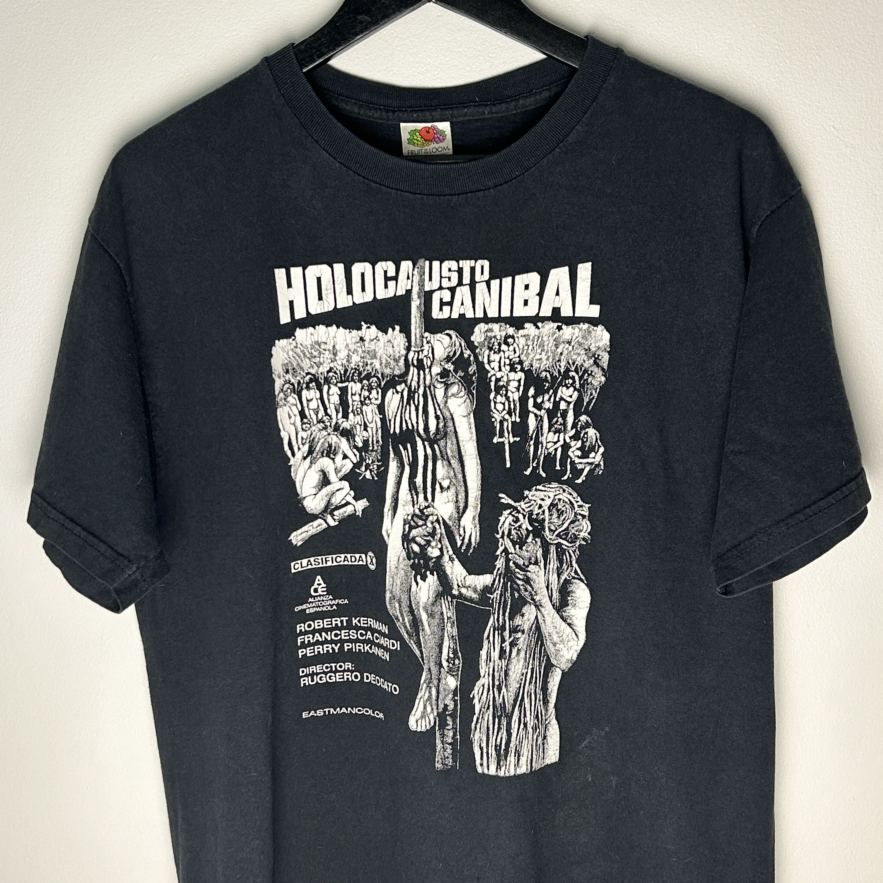 Vintage Vintage Cannibal Holocaust Horror T-shirt Size US L / EU 52-54 / 3 - 2 Thumbnail