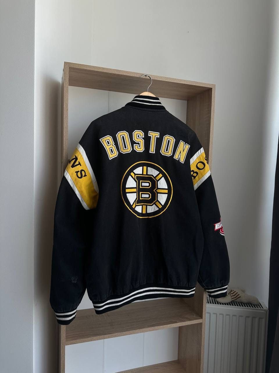 NHL × Vintage Vintage Hockey Delong NHL Boston Bruins Bomber Jacket Size US M / EU 48-50 / 2 - 19 Thumbnail