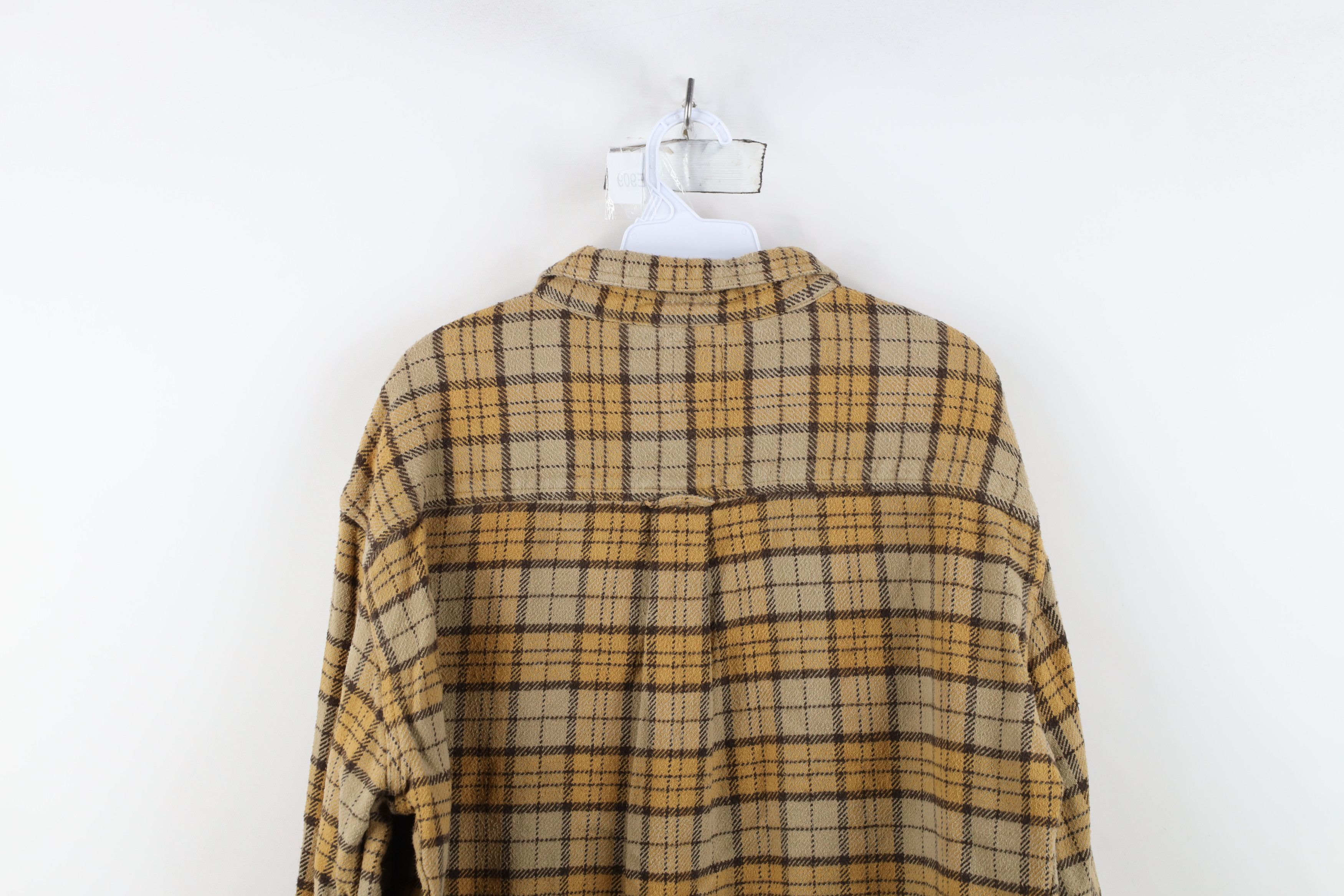 Vintage Vintage 90s Streetwear Flannel Button Shirt Plaid Size US XL / EU 56 / 4 - 11 Thumbnail