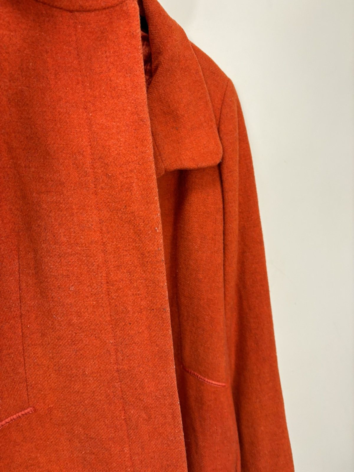 Max Mara Max Mara Weekend Women’s Orange Classic Luxury Long Coat Size M / US 6-8 / IT 42-44 - 14 Thumbnail