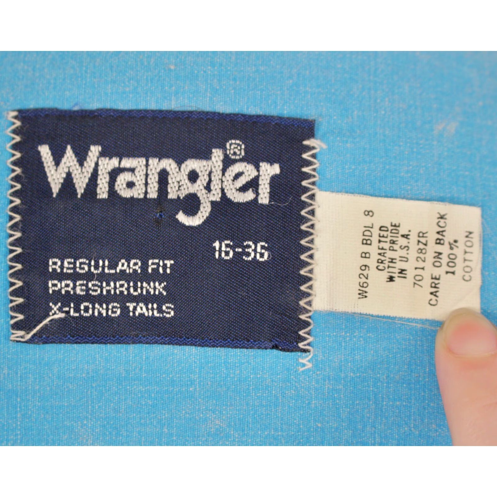 Wrangler VINTAGE Wrangler Western Shirt 90s Striped Men’s 36 Pink Size US M / EU 48-50 / 2 - 4 Thumbnail