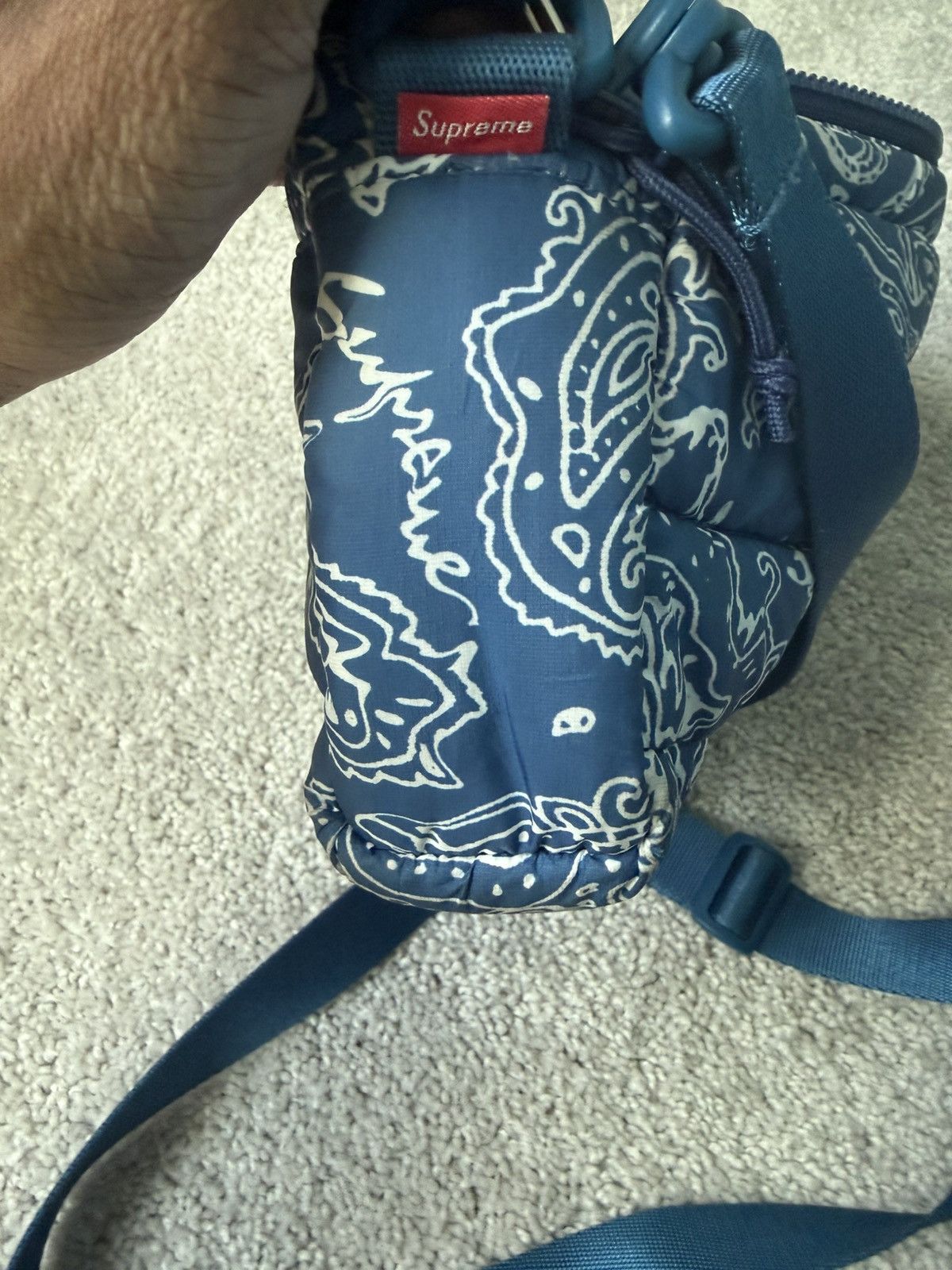 Supreme Supreme FW22 Paisley Puffer Side Bag Size ONE SIZE - 4 Thumbnail