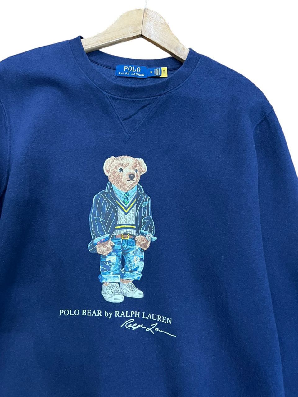 Polo Ralph Lauren × RRL Ralph Lauren Polo Bear By Polo Ralph Lauren Sweatshirt Size US M / EU 48-50 / 2 - 2 Thumbnail