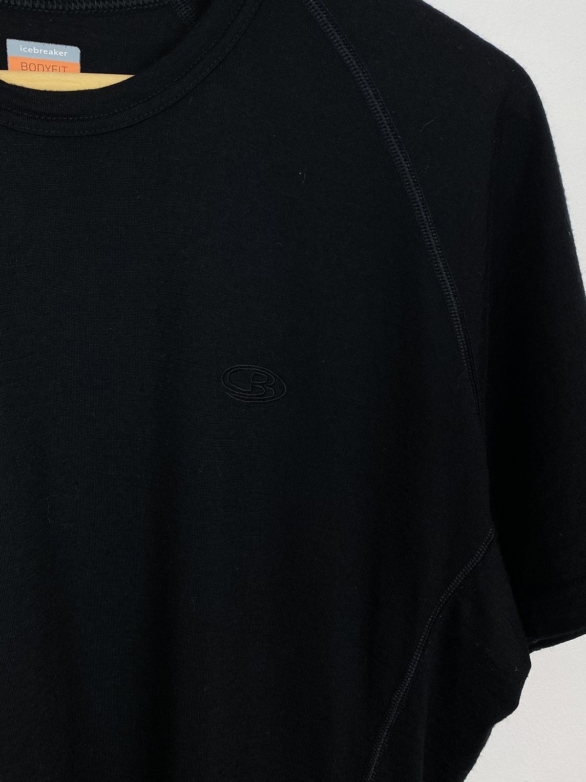 Icebreaker ⛰️ Icebreaker Bodyfit 200 Merino Wool T-shirt Knit Top Black Size US XXL / EU 58 / 5 - 3 Thumbnail
