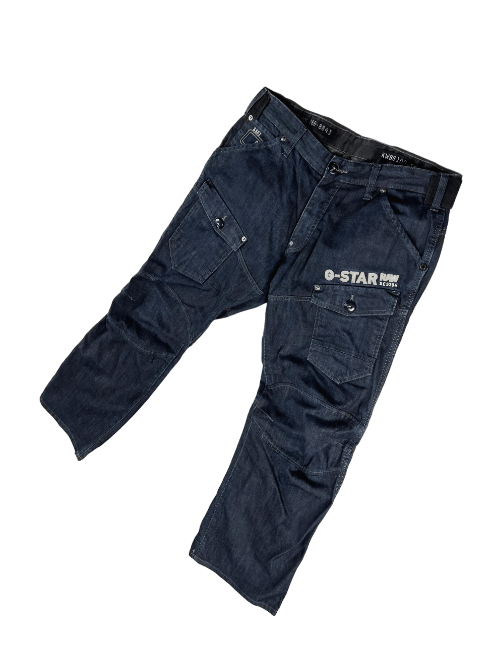 G-Star × Vintage Vintage G-star Cargo Denim Jeans 36x32 Size US 36 / EU 52 - 2 Thumbnail