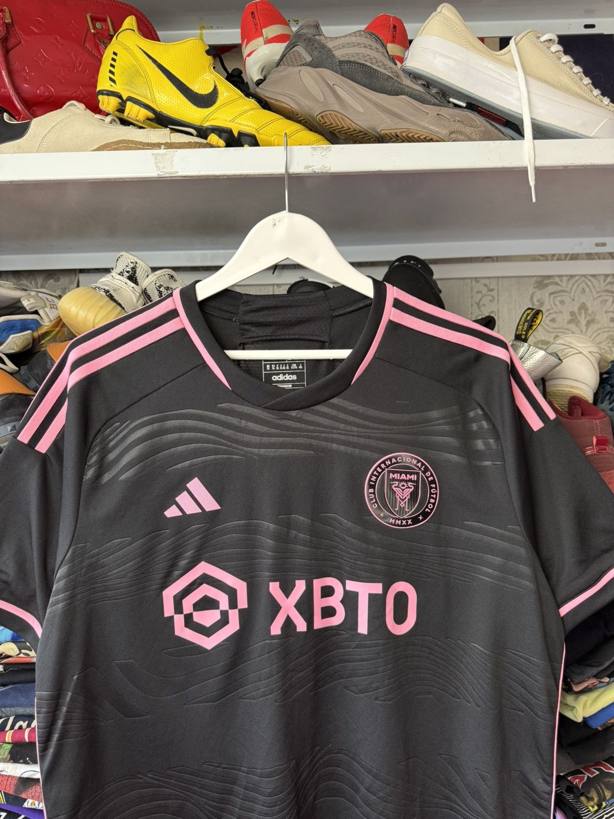 Adidas Inter Miami 2023 Away Jersey | Vintage Soccer Size US XL / EU 56 / 4 - 18 Thumbnail