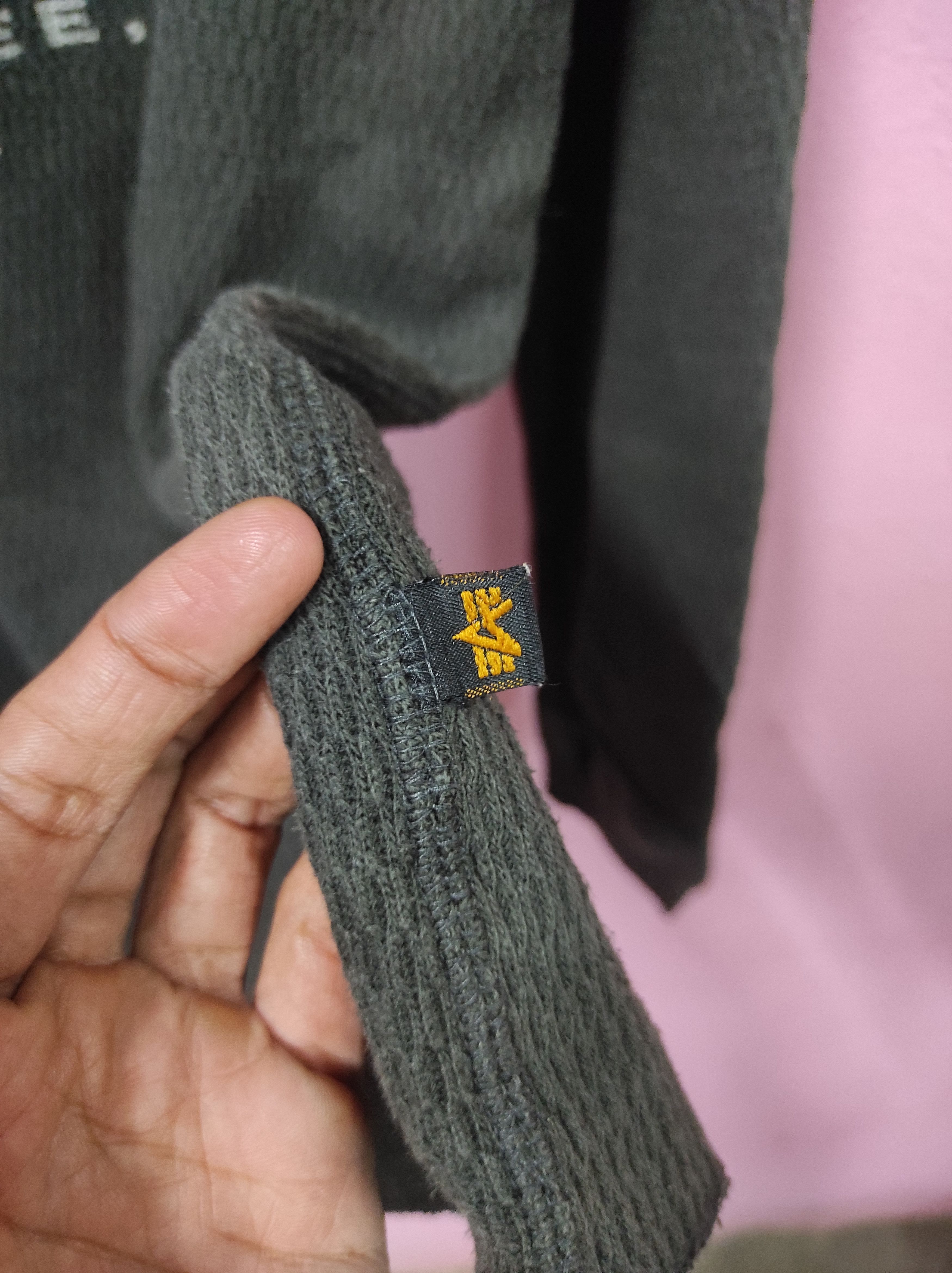 Alpha Industries × Buzz Rickson's ALPHA INDUSTRIES BIG LOGO LONGSLEEVE T-SHIRT Size US M / EU 48-50 / 2 - 5 Thumbnail