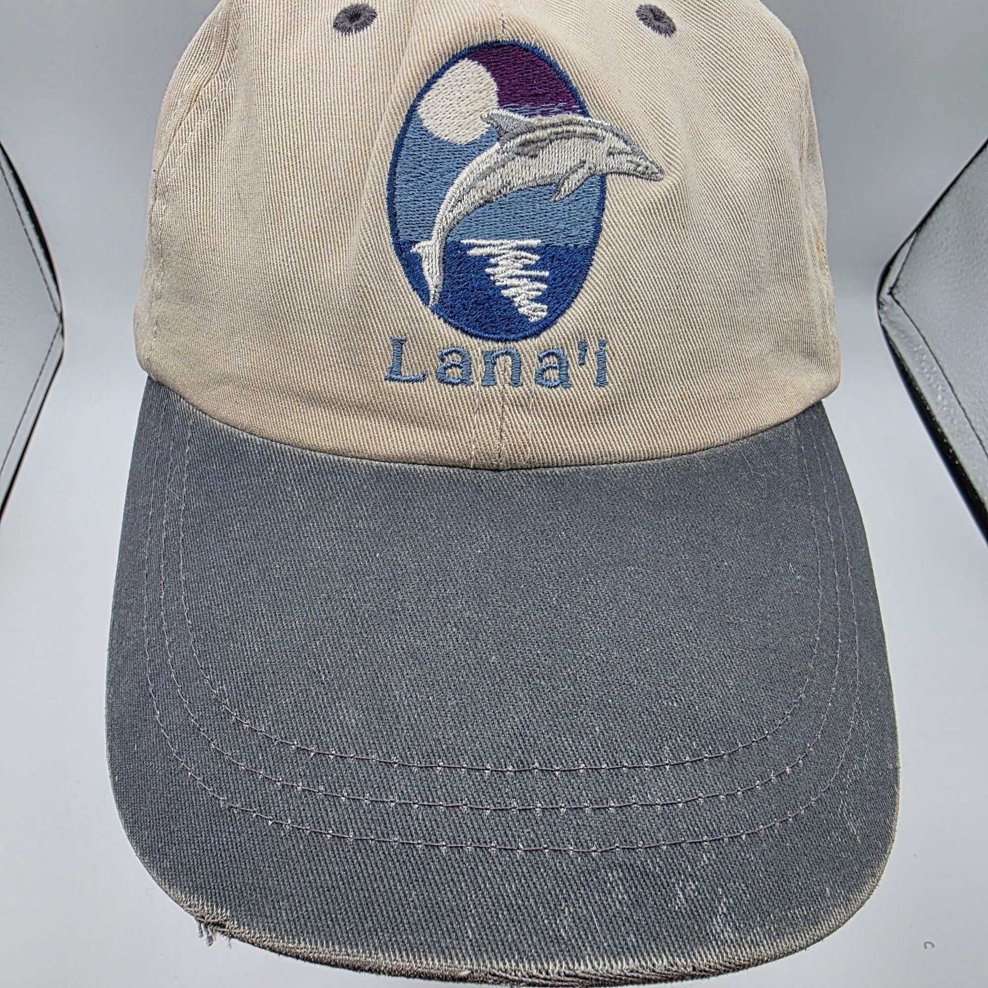 Other Ouray Sportswear Dolphin Lanai Hat Adjustable Tan Gray Cotto Size ONE SIZE - 9 Thumbnail