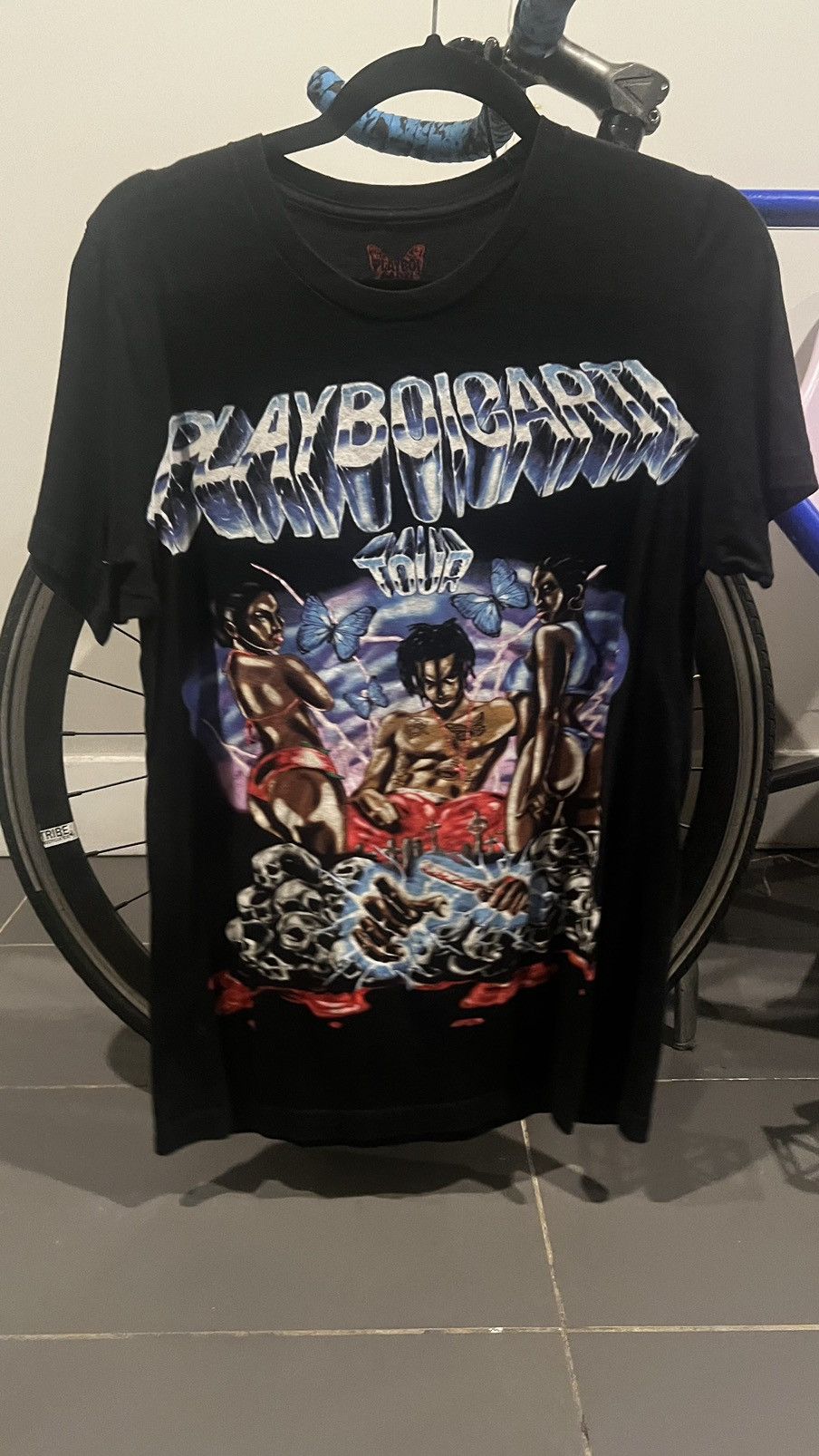 Playboi carti airbrushed tour tee