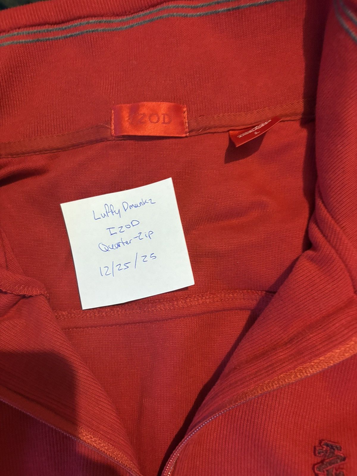 Izod Izod Quarter Zip Size US L / EU 52-54 / 3 - 6 Thumbnail