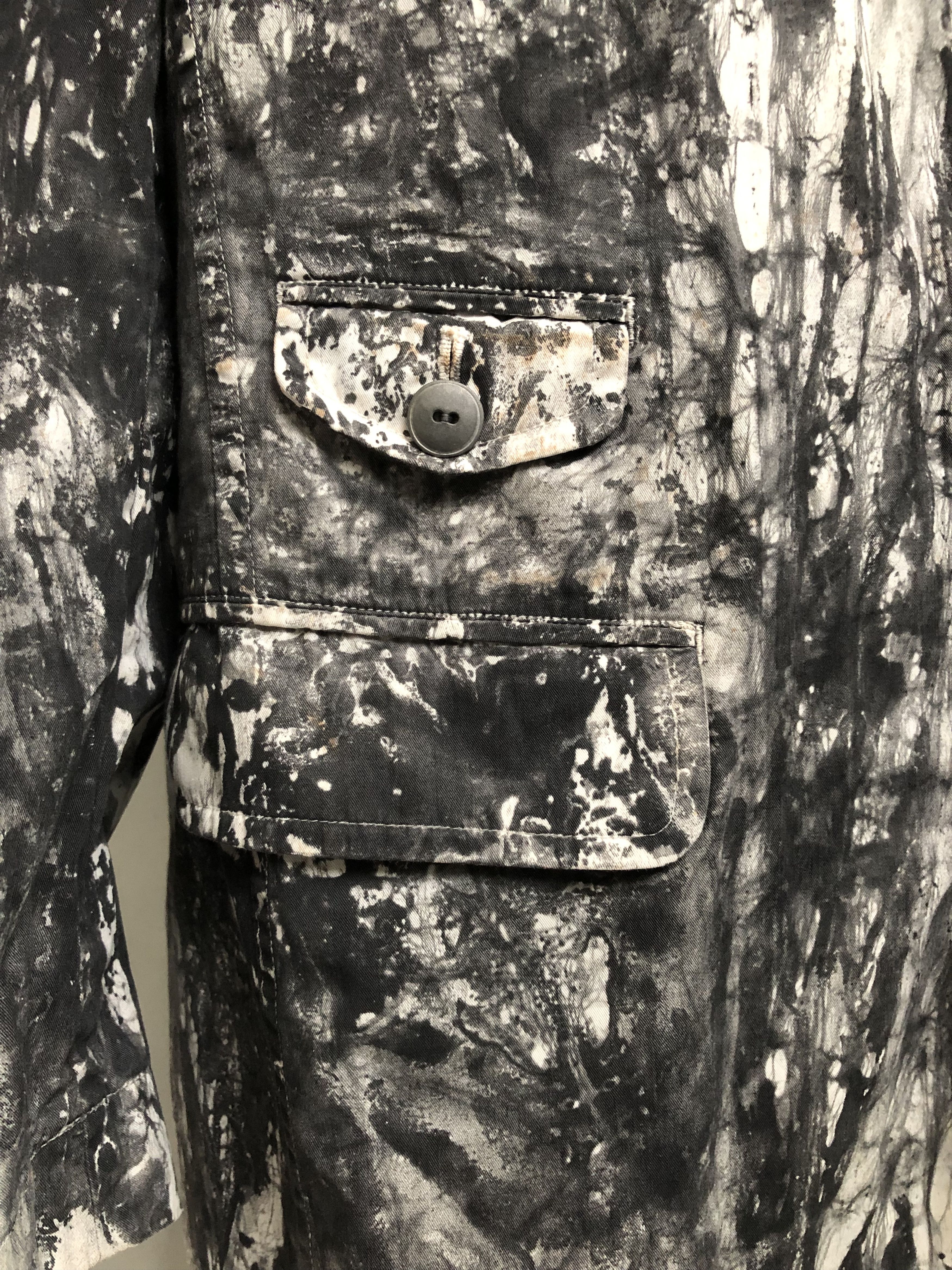 Designer × Issey Miyake SS94 Suminagashi-Dyed Cotton ISSEY MIYAKE MEN Size 50L - 6 Thumbnail