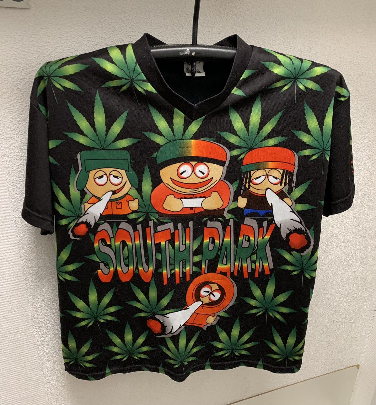 Band Tees South Park 2001 vintage t-shirt L sz hemp Rasta drug Size US L / EU 52-54 / 3 - 1 Thumbnail