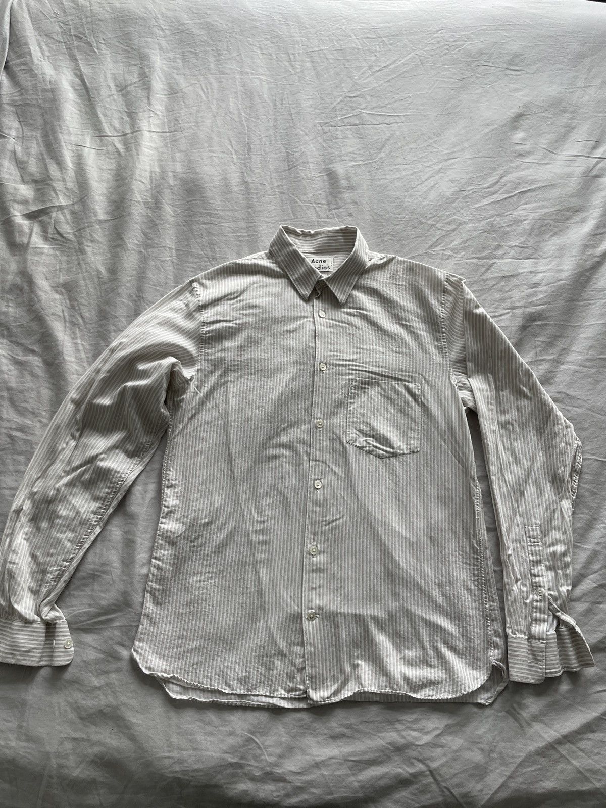 Acne Studios Acne studios york stripe shirt Size US S / EU 44-46 / 1 - 3 Thumbnail