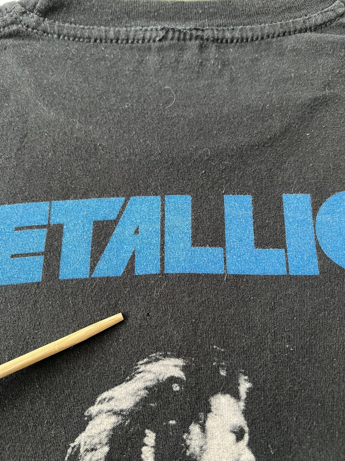 Band Tees Vintage 2000s Metallica Ride The Lightning Black T-shirt Size US L / EU 52-54 / 3 - 15 Thumbnail