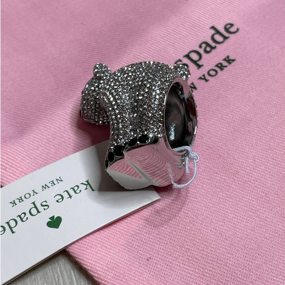 Kate Spade Kate Spade arctic friends polar bear pave ring size 6 Size ONE SIZE - 6 Thumbnail