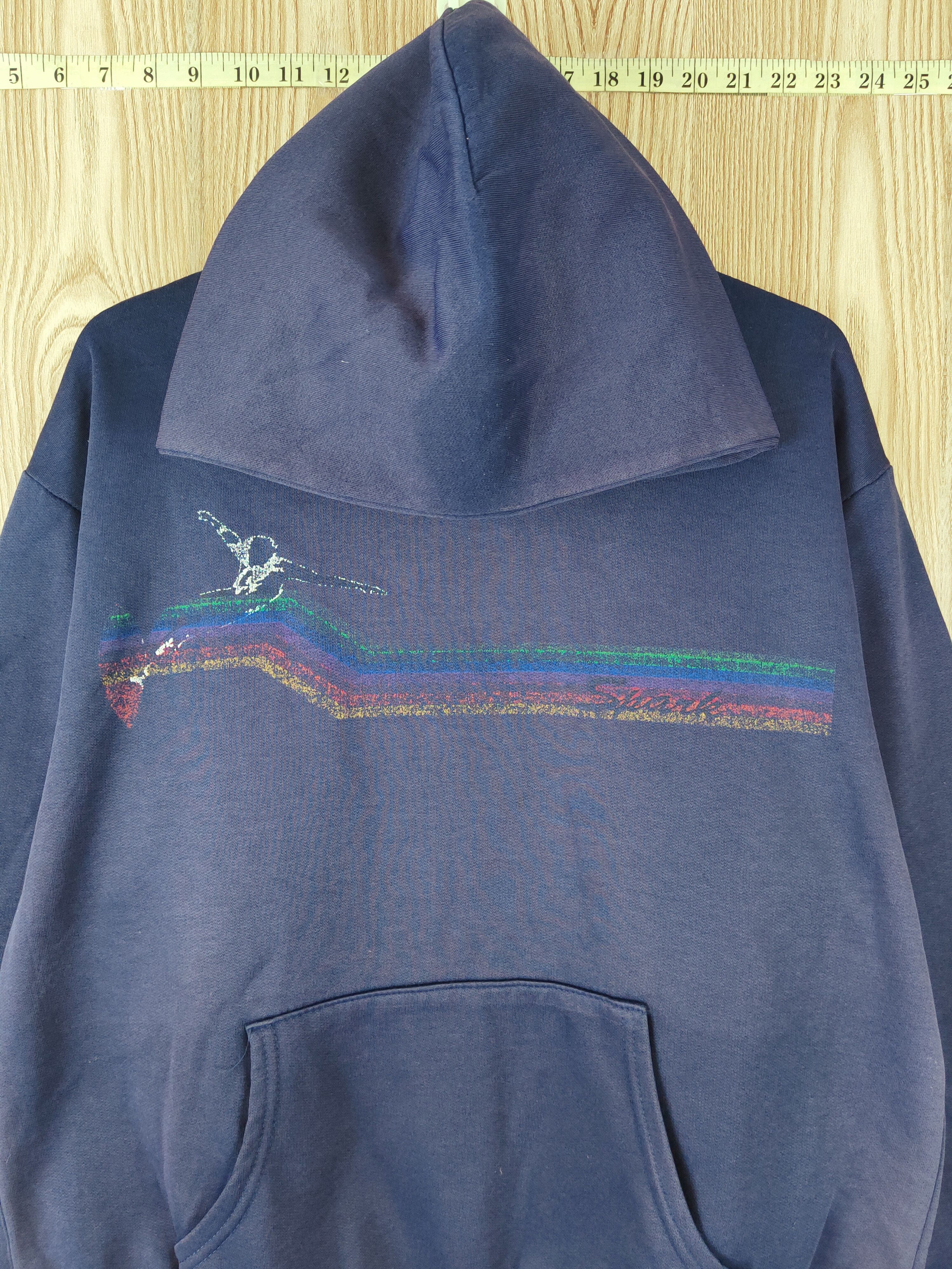Vintage Spark Dark Blue Faded vintage Hoodie Sweatshirts #W028 Size US L / EU 52-54 / 3 - 2 Thumbnail