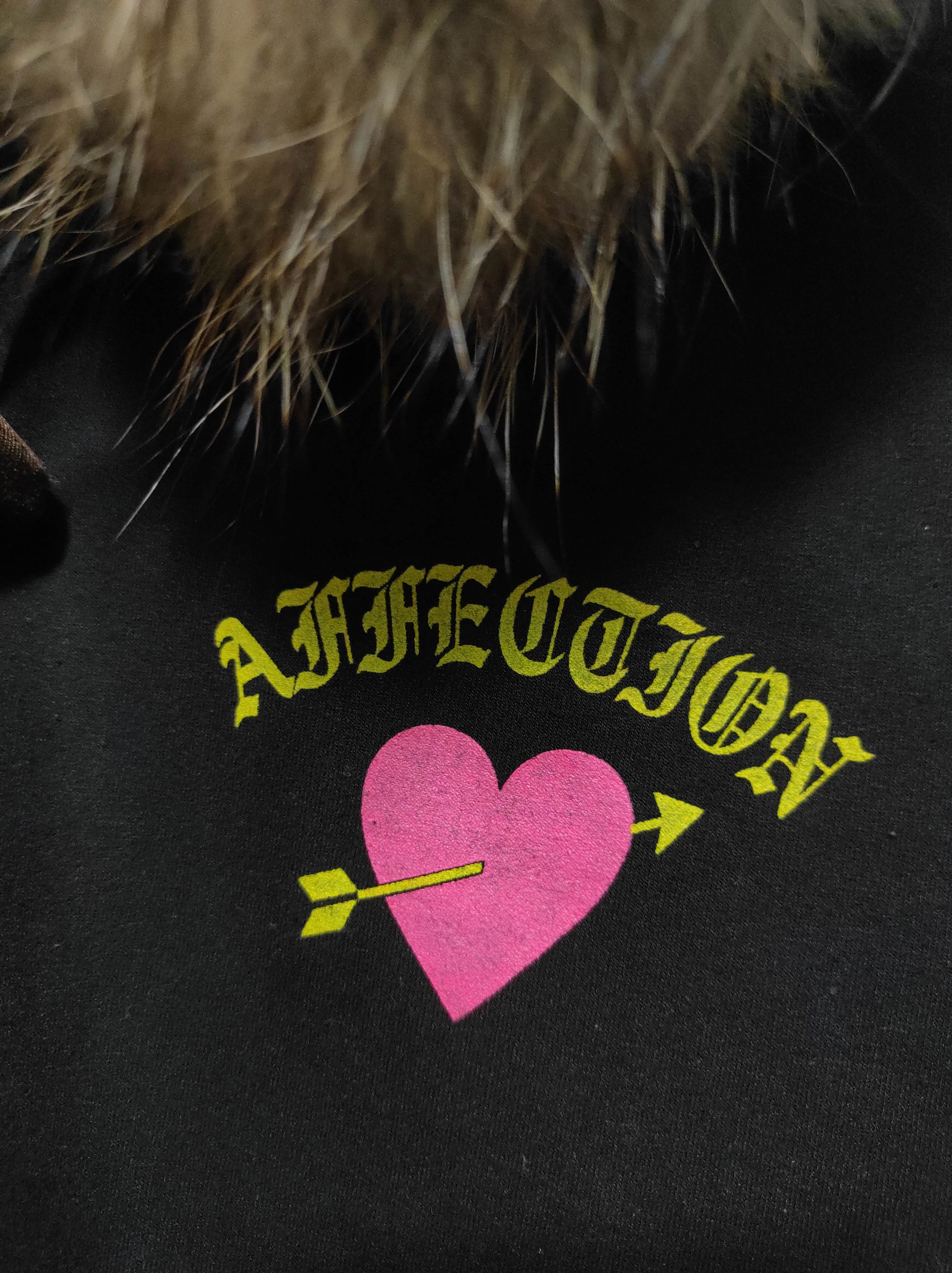 Hysteric Glamour Black Love Cross Fur Hoodie i6w9 LBG style Size US XXS / EU 40 - 8 Thumbnail