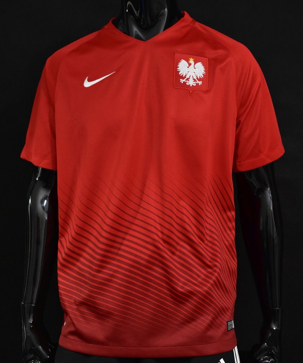 Nike NIKE Poland Away Red Football Shirt Polska SIZE L adults Size US L / EU 52-54 / 3 - 1 Thumbnail