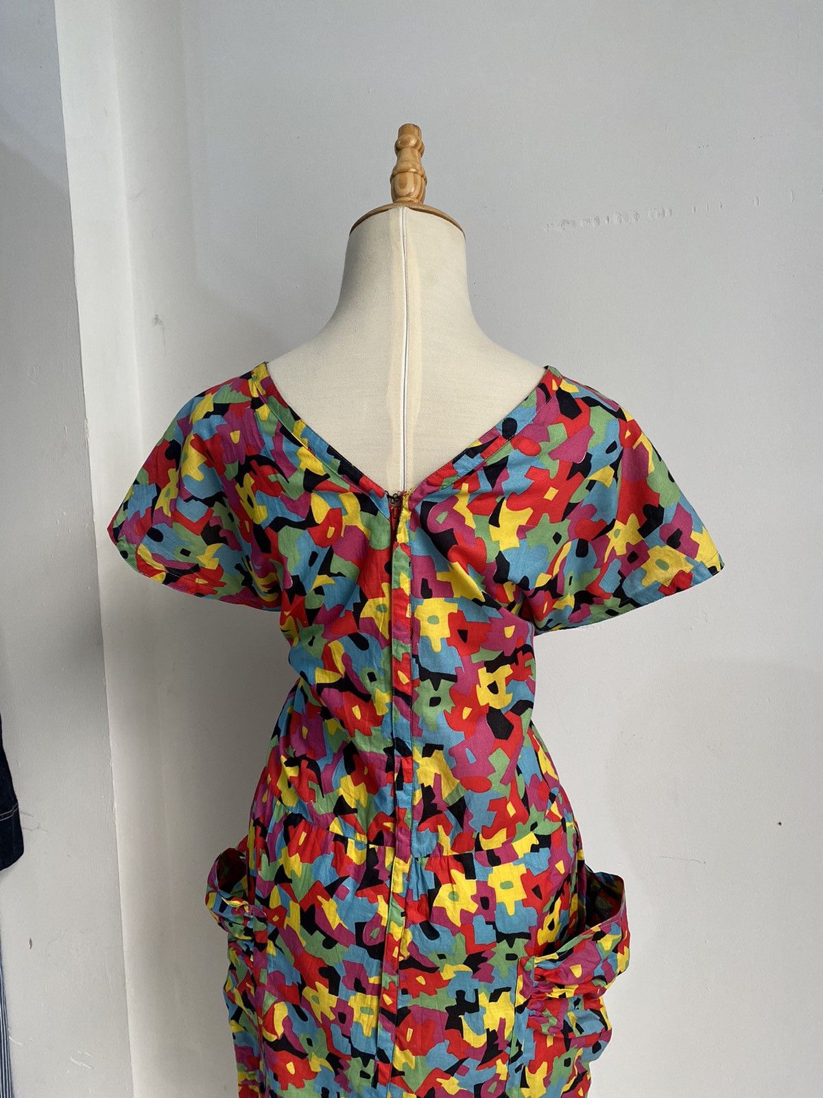 Fendi × Vintage Vintage 1980s Fendi Floral Print dress Size M / US 6-8 / IT 42-44 - 7 Thumbnail