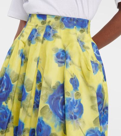 Marni o1w1db10125 Floral Print Midi Skirt in Multicolor Size 30" / US 8 / IT 44 - 5 Thumbnail