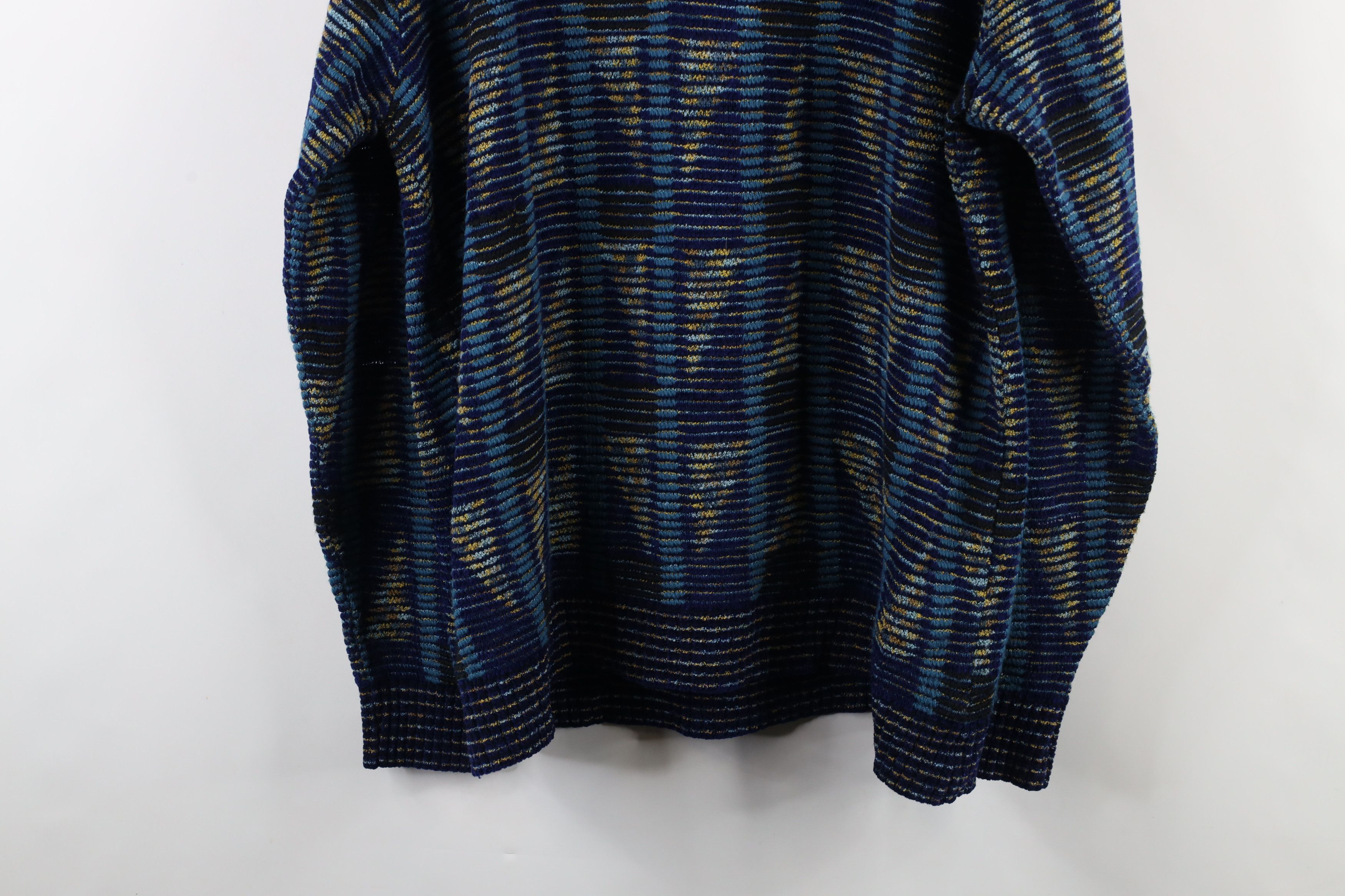 Vintage Vintage 90s Coogi Style Textured Knit Mock Neck Sweater Size US XL / EU 56 / 4 - 10 Thumbnail