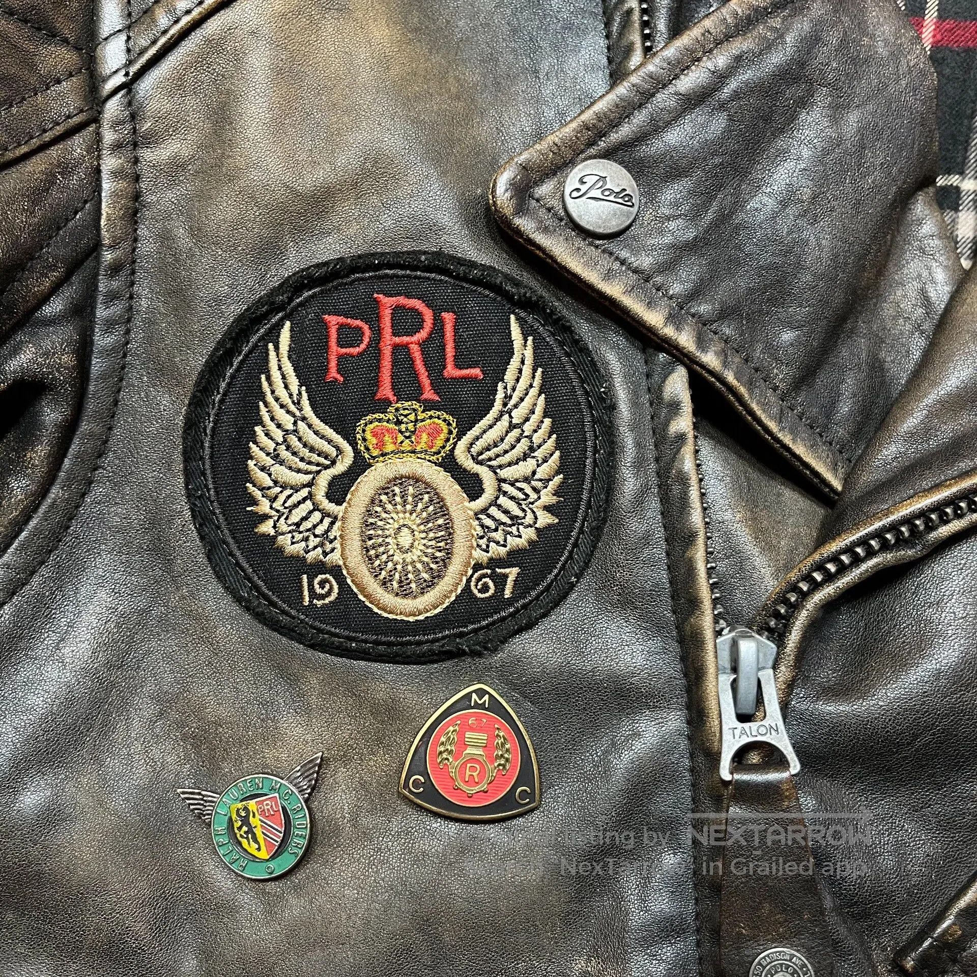 RRL Ralph Lauren vintage distressed leather jacket by Ralph Lauren. Size US M / EU 48-50 / 2 - 4 Thumbnail