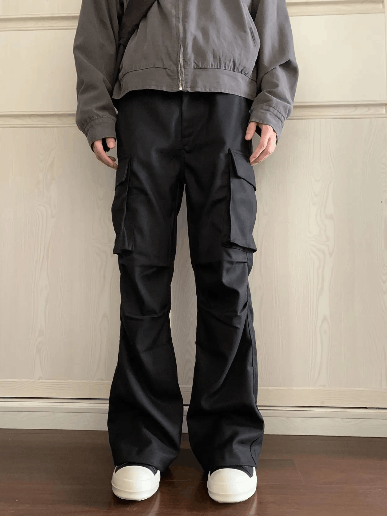 Japanese Brand × Vintage Black casual baggy high street cargo pants Size US 32 / EU 48 - 2 Thumbnail