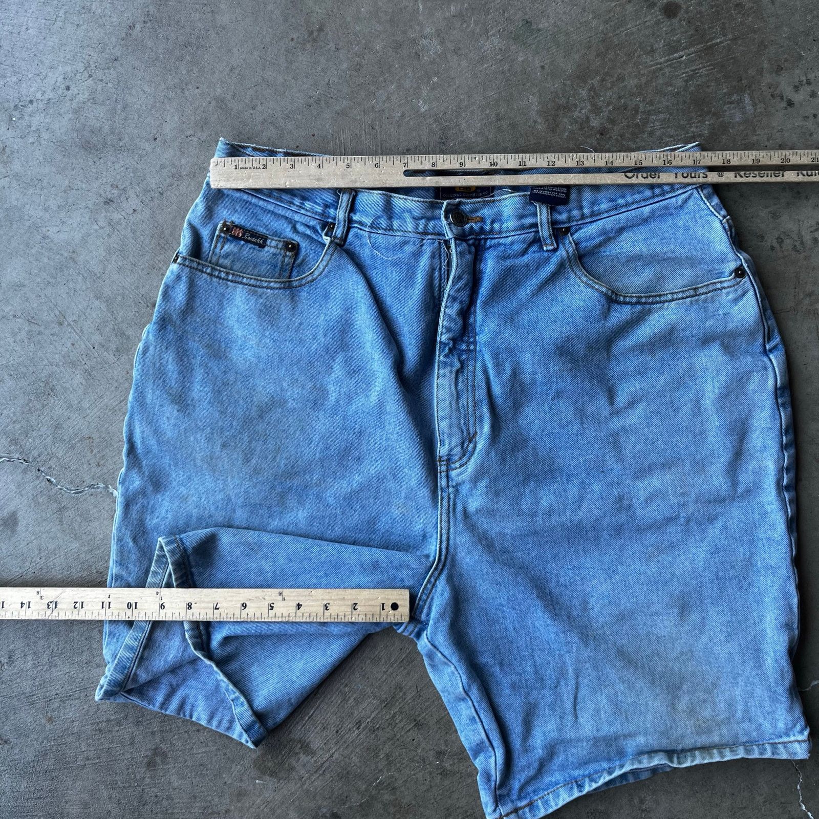 Vintage VINTAGE ROUTE 66 JORTS JEAN SHORTS DENIM FITS 34 Size US 34 / EU 50 - 5 Thumbnail