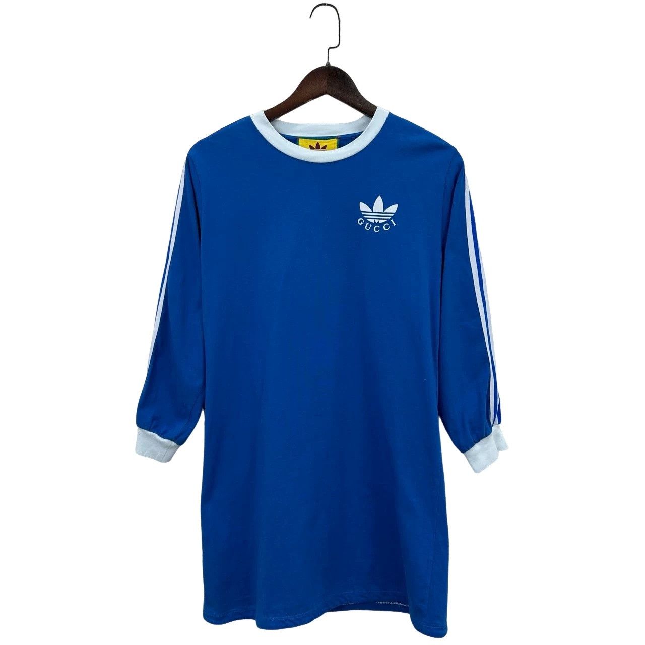 Gucci Gucci x Adidas Logo Long Sleeve T-Shirt Size L Size US L / EU 52-54 / 3 - 1 Thumbnail
