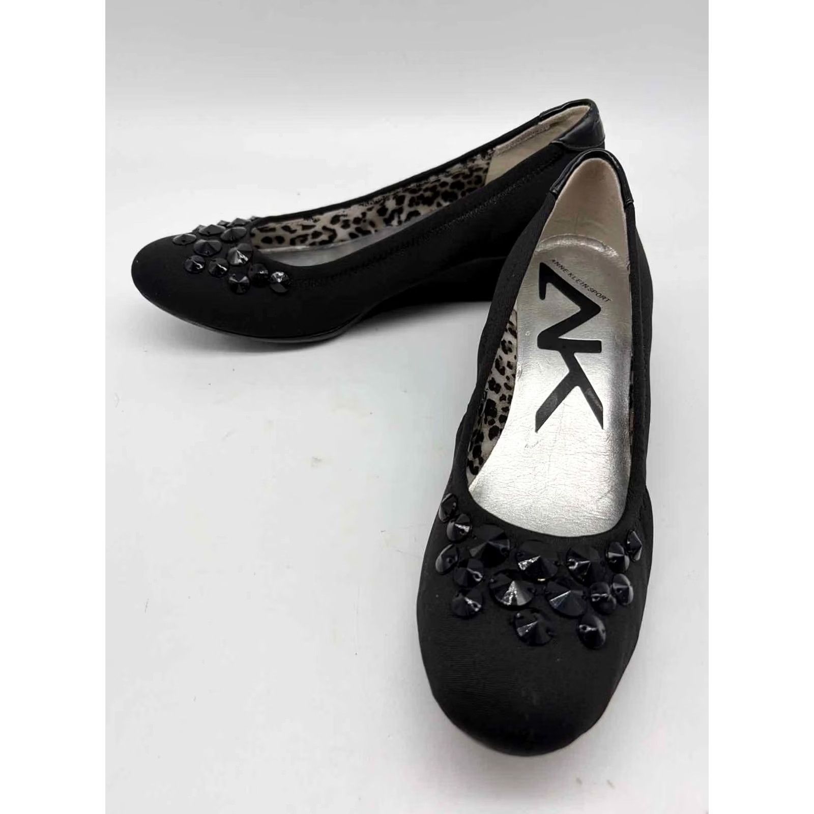 Anne Klein Anne Klein Black Size 7.5 Wedge Heels Size US 8 / IT 38 - 2 Thumbnail