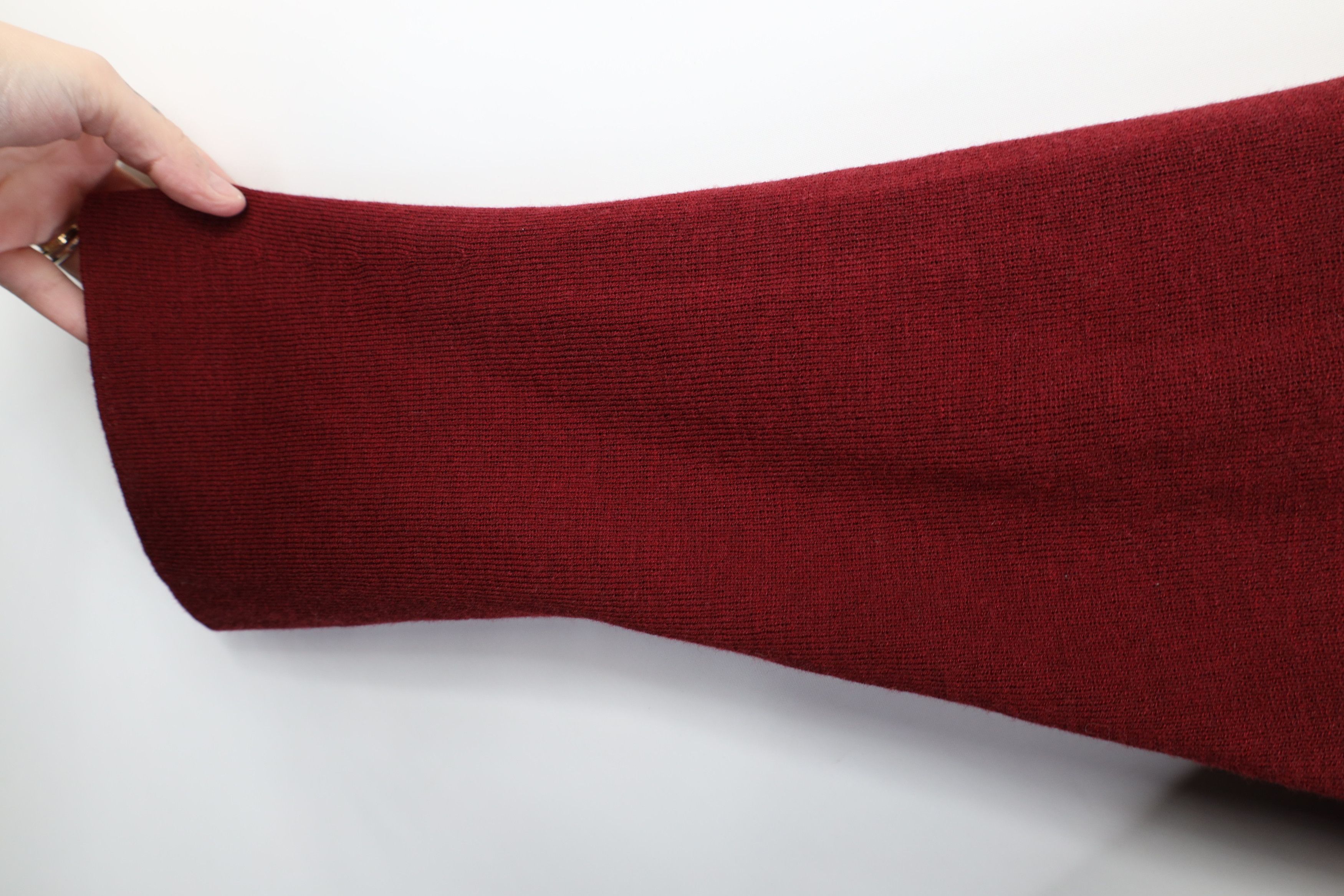 Eileen Fisher Eileen Fisher Knit Fringed Open Front Cardigan Sweater Red Size XL / US 12-14 / IT 48-50 - 4 Thumbnail