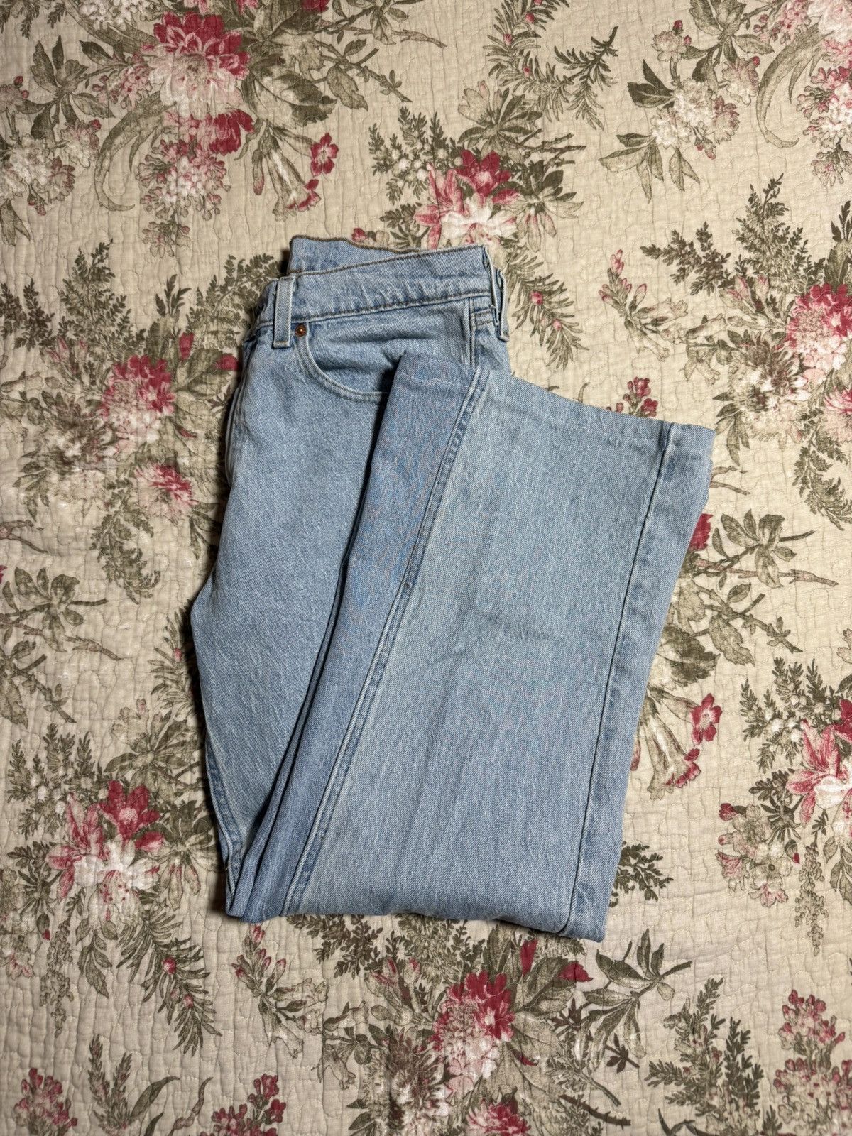 Levi's Levis 505 Light Wash Jeans Size US 32 / EU 48 - 3 Thumbnail