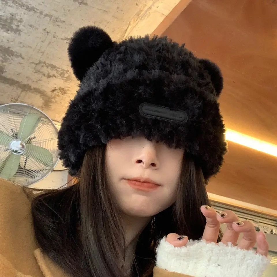 Japanese Brand × Vintage Bear Ears Autumn Winter Warm Hat Size ONE SIZE - 3 Thumbnail