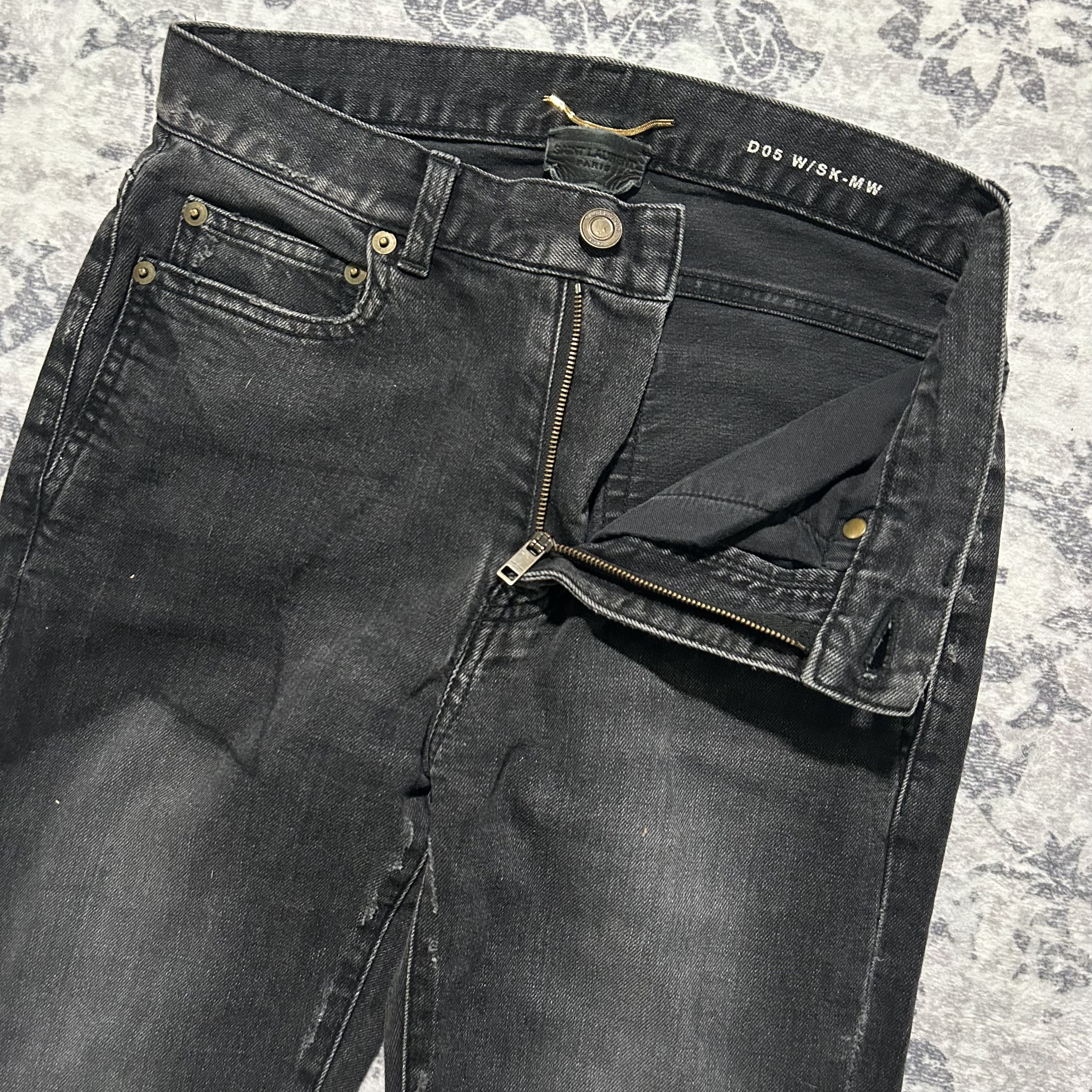 Saint Laurent Paris Saint Laurent Paris D05 Star Denim Size US 26 / EU 42 - 6 Thumbnail