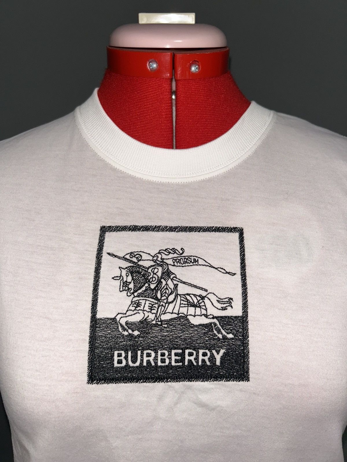 Burberry Burberry Margot EKD White Cotton T-Shirt XXS New w Tags Size XXS / US 00 / IT 34 - 2 Thumbnail