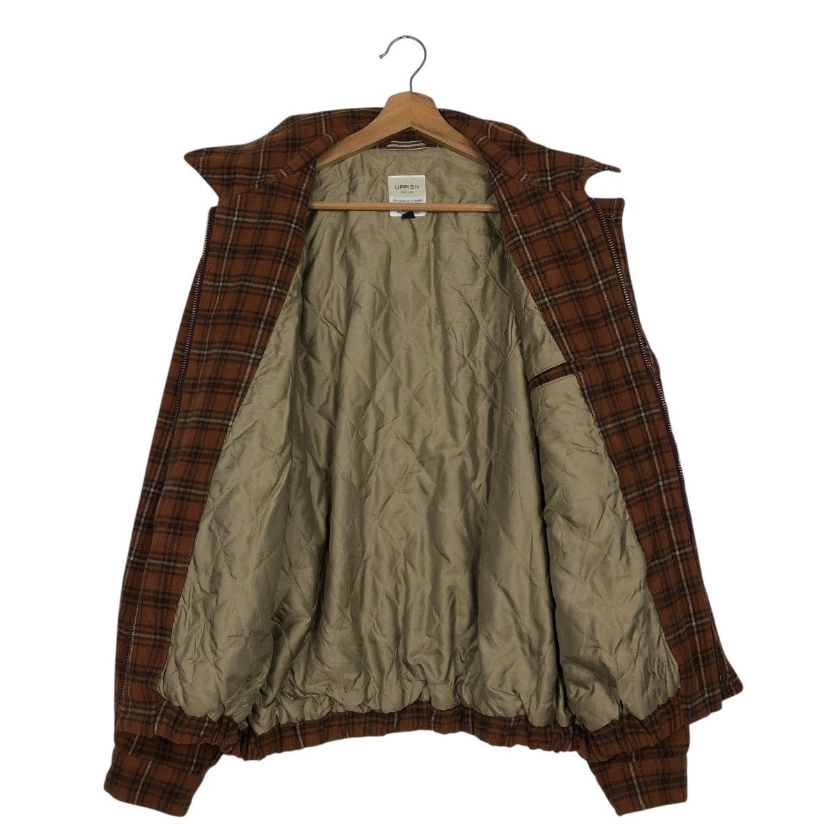 Japanese Brand 🔥VINTAGE BOMBER JACKET TARTAN DESIGN UPPISH ISSEY MIYAKE Size US L / EU 52-54 / 3 - 15 Thumbnail