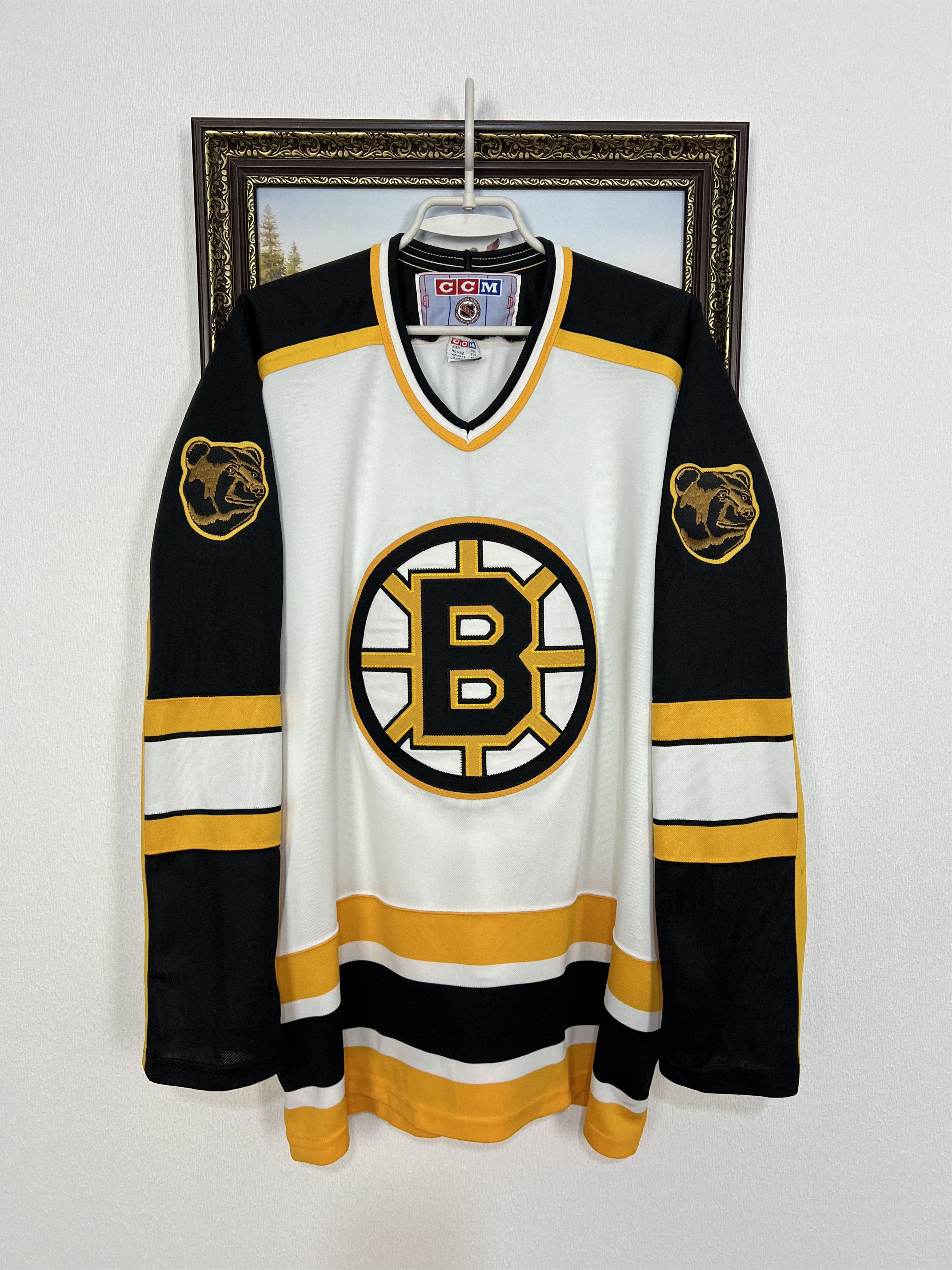 Ccm CCM Boston Bruins Vintage Ice Hockey Jersey Trikot Rare Size US XXL / EU 58 / 5 - 1 Thumbnail