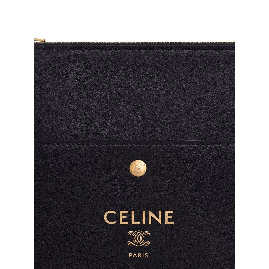 Celine CELINE Sharp Black Clutch Bag New & Authentic Size ONE SIZE - 4 Thumbnail