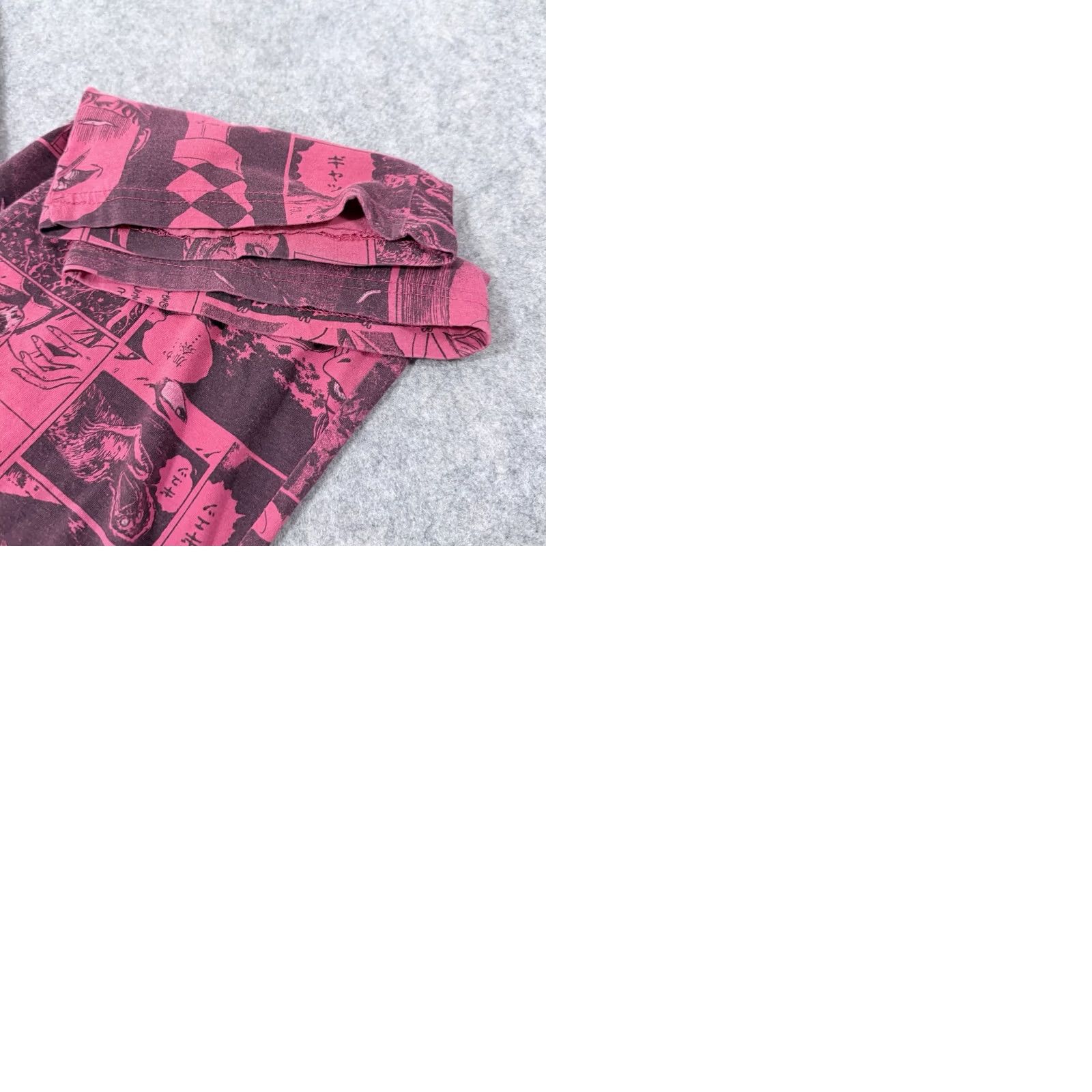 Vintage Junji Ito Collection Pajama Pants Unisex Adult Sz Small Red Anime Cartoon Size US 29 - 12 Thumbnail