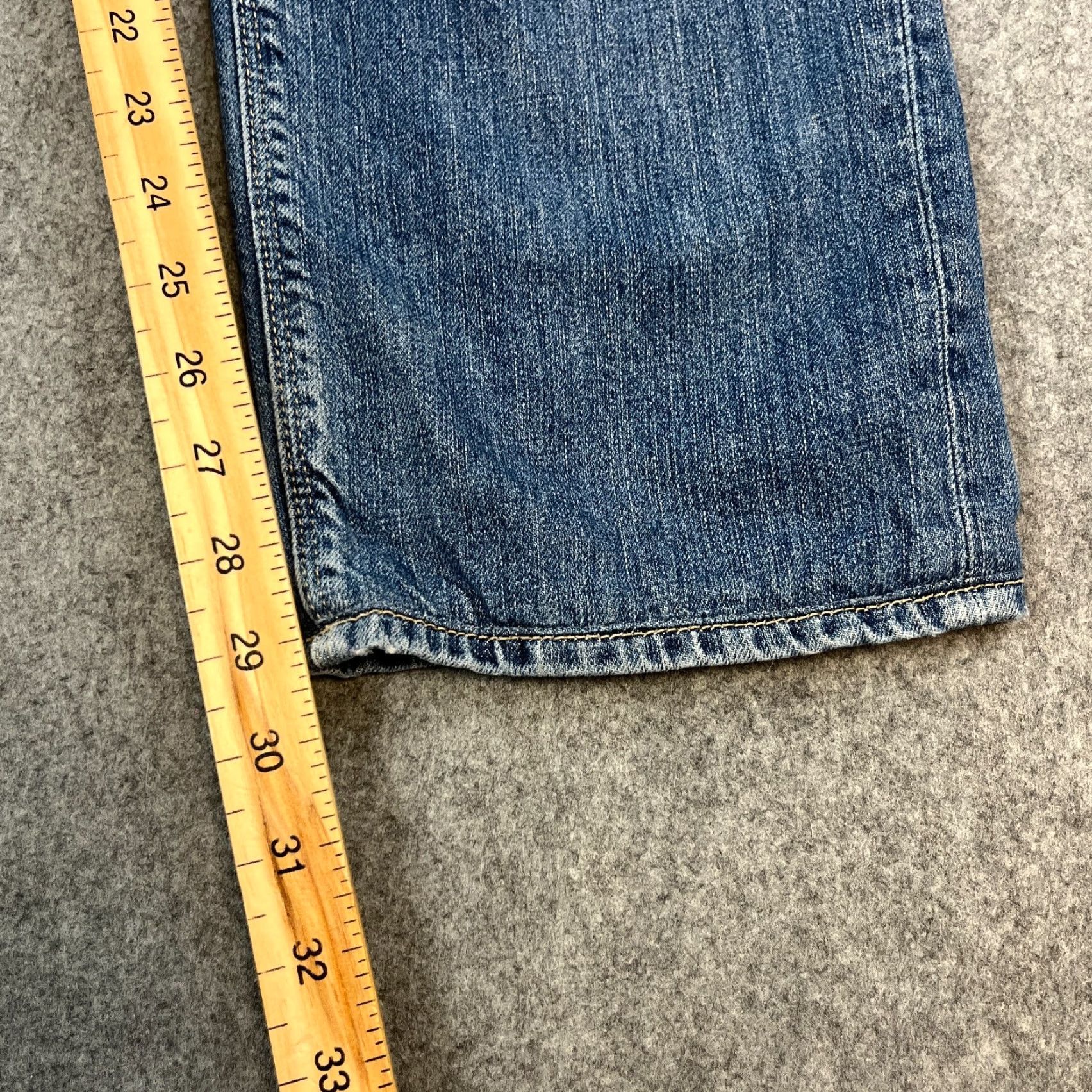 Hugo Boss HUGO BOSS Jeans Regular Tapered 34 32 Mid Blue Cotton Denim 5-Pocket Men Maine Size US 34 / EU 50 - 4 Thumbnail