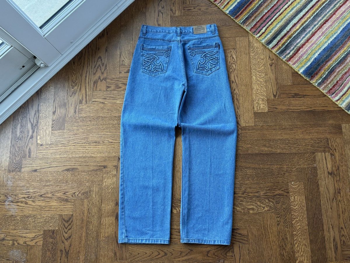 Edwin Vintage Edwin Jeans by Infiniti 1990s 3D Embroidered Size US 33 - 17 Thumbnail