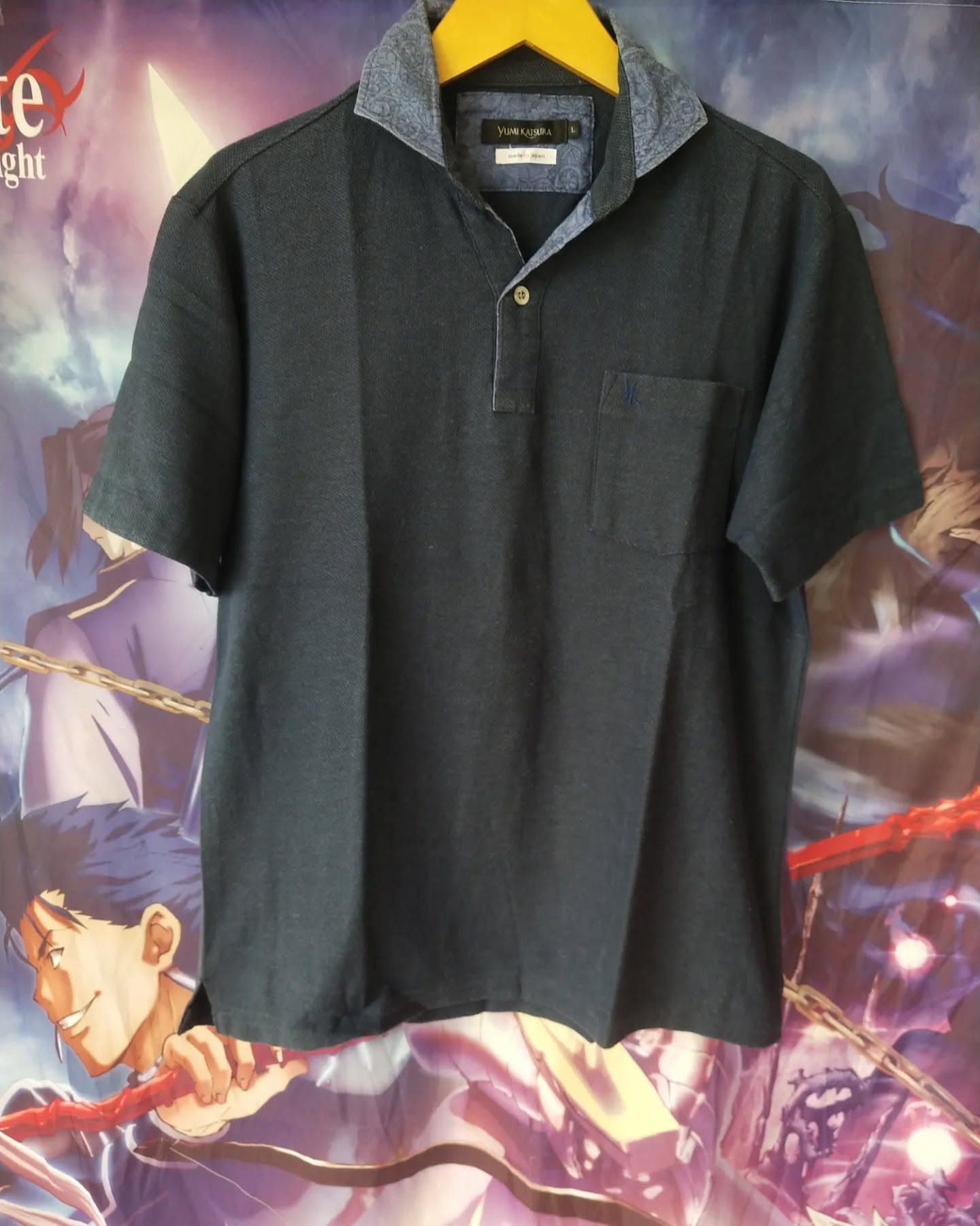 Japanese Brand Yumi Katsura Made in Japan Polo Shirt Size US M / EU 48-50 / 2 - 1 Thumbnail