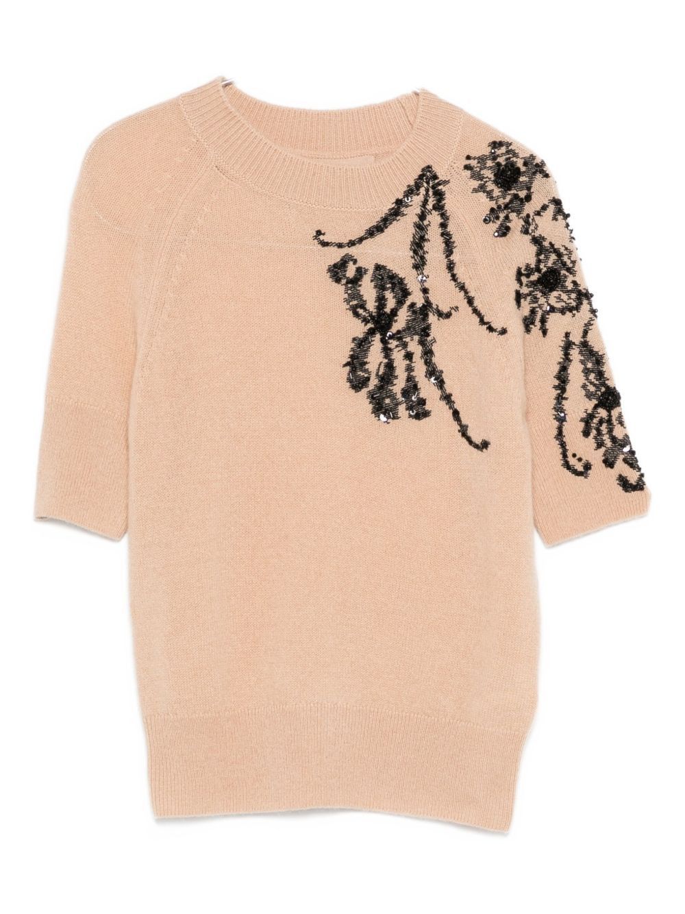 EMBROIDERED CASHMERE SWEATER
